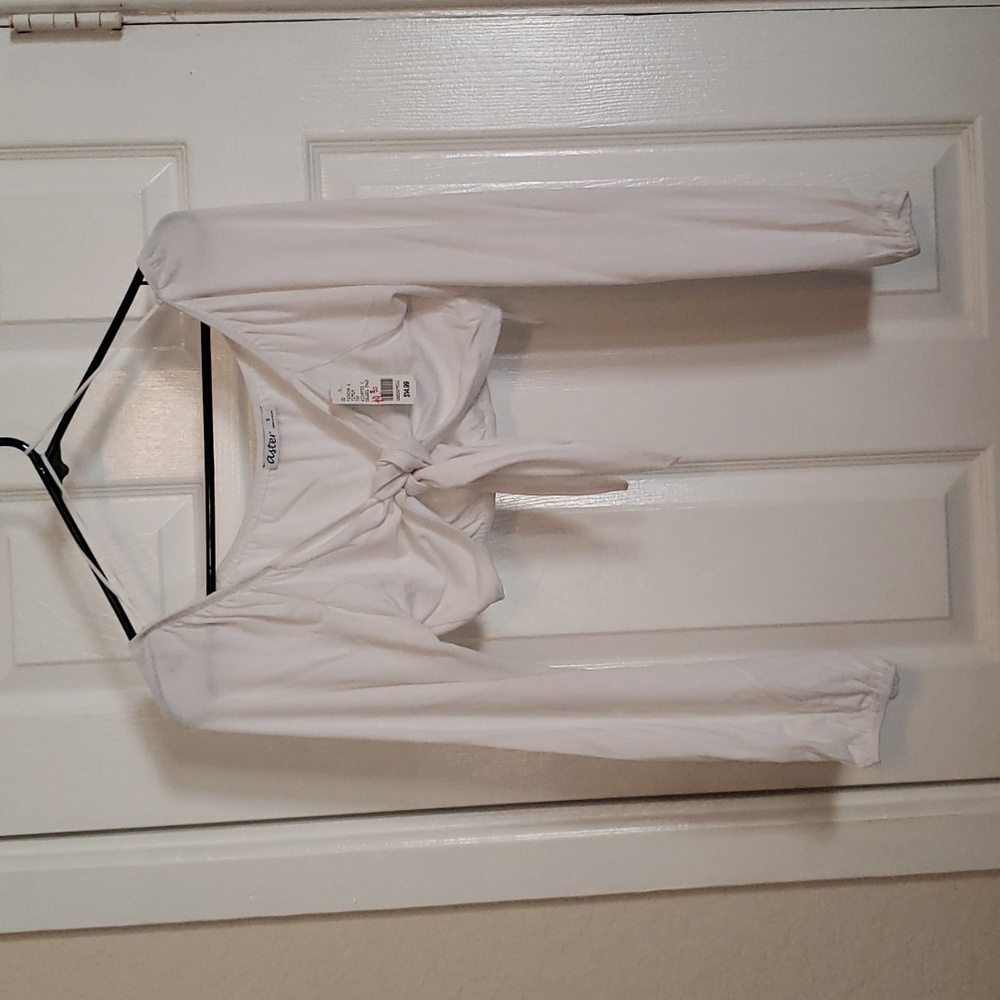 Aster long sleeve Bolero, White size S